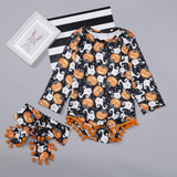 Baby Girls Halloween Long Sleeve Romper&Headband Baby Wholesale Baby Girls Halloween Long Sleeve Romper&Headband Baby Wholesale