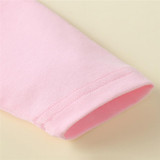 Girls Long Sleeve Solid Tops&Overall Skirt Wholesale Baby Girl Clothes Girls Long Sleeve Solid Tops&Overall Skirt Wholesale Baby Girl Clothes