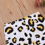 Girls Printed Leopard T-shirt & Pants Girls Boutique Clothing Wholesale