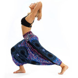 NEW Women Casual Loose Yoga Pants Trousers Baggy Boho Aladdin Jumpsuit Harem Pants High Waist sport pants