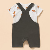 Baby Unisex Tiger Printed Short Sleeve Romper & Overalls Wholesale Designer Baby Clothes