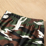 Baby Boys Camo Long Sleeve Splicing Top & Pants Baby Clothing Cheap Wholesale