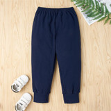 Boys Cartoon Printed Long Sleeve Top & Pants Wholesale Boy Clothes