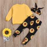Baby Mama's Girl Long Sleeve Top & Sunflower Pants & Headband Baby Boutique Wholesale Baby Mama's Girl Long Sleeve Top & Sunflower Pants & Headband Baby Boutique Wholesale