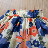 Girls Floral Long Sleeve Top & Skirts Wholesale Girl Clothing