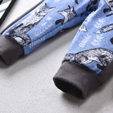 Boys Snow Fox Printed Top & Pant Wholesale Toddler Boy Clothing