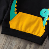 Baby Boys Dinosaur Printed Hooded Top & Trousers Wholesale Clothing Baby