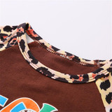 Girls Leopard Pumpkin Long Sleeve Top & Flared Trousers Girls Wholesale Girls Leopard Pumpkin Long Sleeve Top & Flared Trousers Girls Wholesale