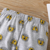 Boys Lion Cartoon Printed Top & Pants Baby Boy Boutique Wholesale
