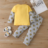 Boys Lion Cartoon Printed Top & Pants Baby Boy Boutique Wholesale