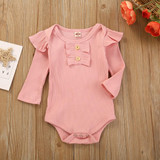 Baby Girls Solid Striped Romper & Pants Toddler Wholesale