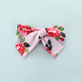 Baby Girls 4-Piece Letter Long Sleeve Romper & Floral Pants Baby Wholesale Baby Girls 4-Piece Letter Long Sleeve Romper & Floral Pants Baby Wholesale
