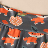 Baby Unisex Cartoon Fox Print Romper & Pants Sets Wholesale Baby Outfits