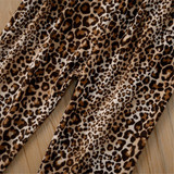 Toddler Girls Letter Print Top & Leopard Pants Toddler Girls Wholesale Toddler Girls Letter Print Top & Leopard Pants Toddler Girls Wholesale