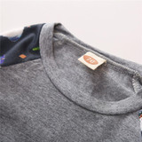 Baby Boys Cartoon Print Long Sleeve Top & Pants Wholesale Boys Clothing