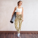 High Waist Vintage Floral Leggings