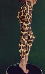 Leopard Animal Print leggings Capris and Shorts