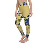 High Waist Vintage Lace Printed Leggings