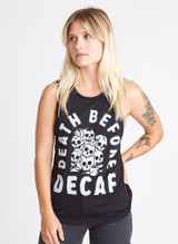 Death Before Decaf Muscle Tee