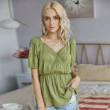 Summer V-neck Sexy Blouse