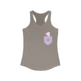 Pocket Style with Unicorn Racerback Tank Top