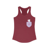 Pocket Style with Unicorn Racerback Tank Top
