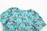 Short Sleeve Women's Swimsuit Floral Print Swimwear