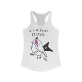 It's All About Attitude Rocking Bird Racerback Tank Top