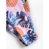 Pineapple Printed Swimsuit