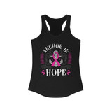 Anchor in Hope Breast Cancer Awareness Racerback Tank Top