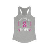 Anchor in Hope Breast Cancer Awareness Racerback Tank Top