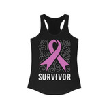 Survivor Breast Cancer Awareness Racerback Tank Top