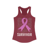 Survivor Breast Cancer Awareness Racerback Tank Top