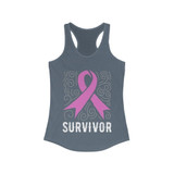 Survivor Breast Cancer Awareness Racerback Tank Top