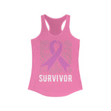 Survivor Breast Cancer Awareness Racerback Tank Top
