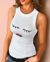 Sexy Sleeveless Vest Blouses Shirts Tank Pullover Tops