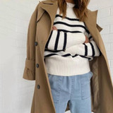 Fashion Stripe Knitted Sweater