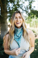 Boho Bandana Face Mask Moss