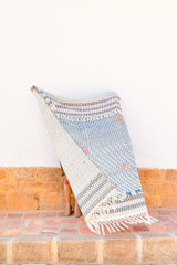 Throw Indigo + Apricot