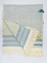 Charalá Throw Indigo + Mint