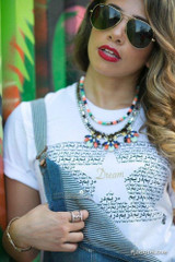 White Graphic "Dream" Tee