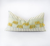 Barichara Pillow Indigo + Mint