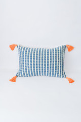 Jardin Pillow Indigo + Seaglass
