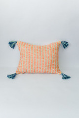 Jardin Pillow Apricot + Seaglass