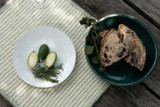 Embroidered Feijoa Green Placemat (Set of 4)