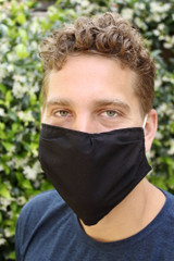 Black Large Face Mask