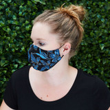 Silk + Cotton Cloth Face Mask - Athens in Autumn