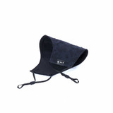 Silk + Cotton Cloth Face Mask - Black Paisley