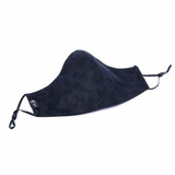 Silk + Cotton Cloth Face Mask - Black Paisley