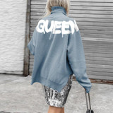 Hoodies Sweatshirt Half Turtleneck Pullover